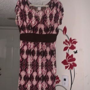Banded waist dress